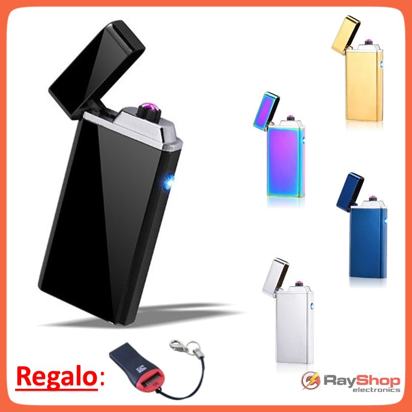 Encendedor eléctrico recargable de doble arco de plasma, USB (JL612)