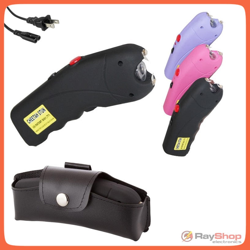 Paralizador eléctrico recargable con linterna LED y funda (CH-23)