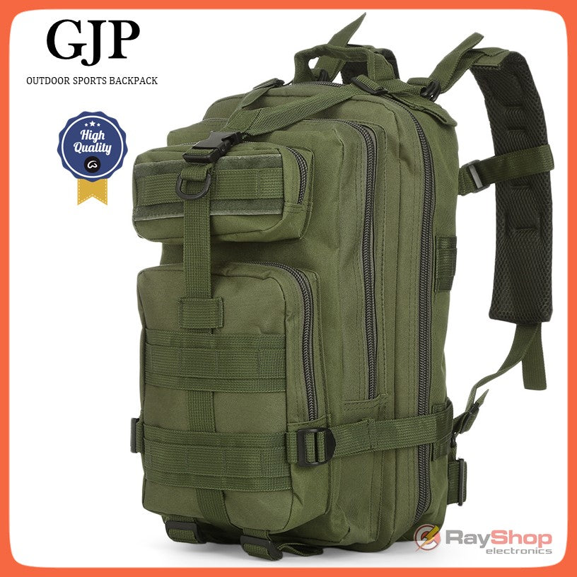 Mochila táctica escolar de 30 L en poliéster 1000D con sistema Molle