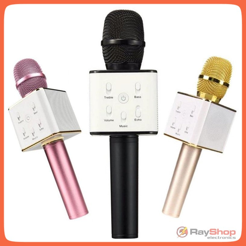 Micrófono inalámbrico de karaoke con bocina Bluetooth y carga USB (D21)