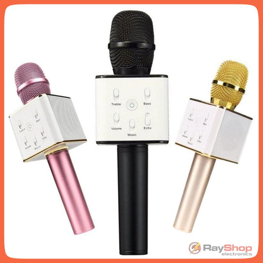 Micrófono inalámbrico de karaoke con bocina Bluetooth y carga USB (D21)