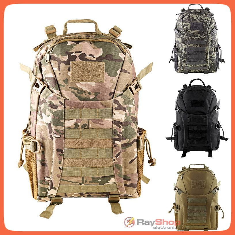Mochila táctica de asalto de 40 litros con MOLLE y nylon 600D (SN580)