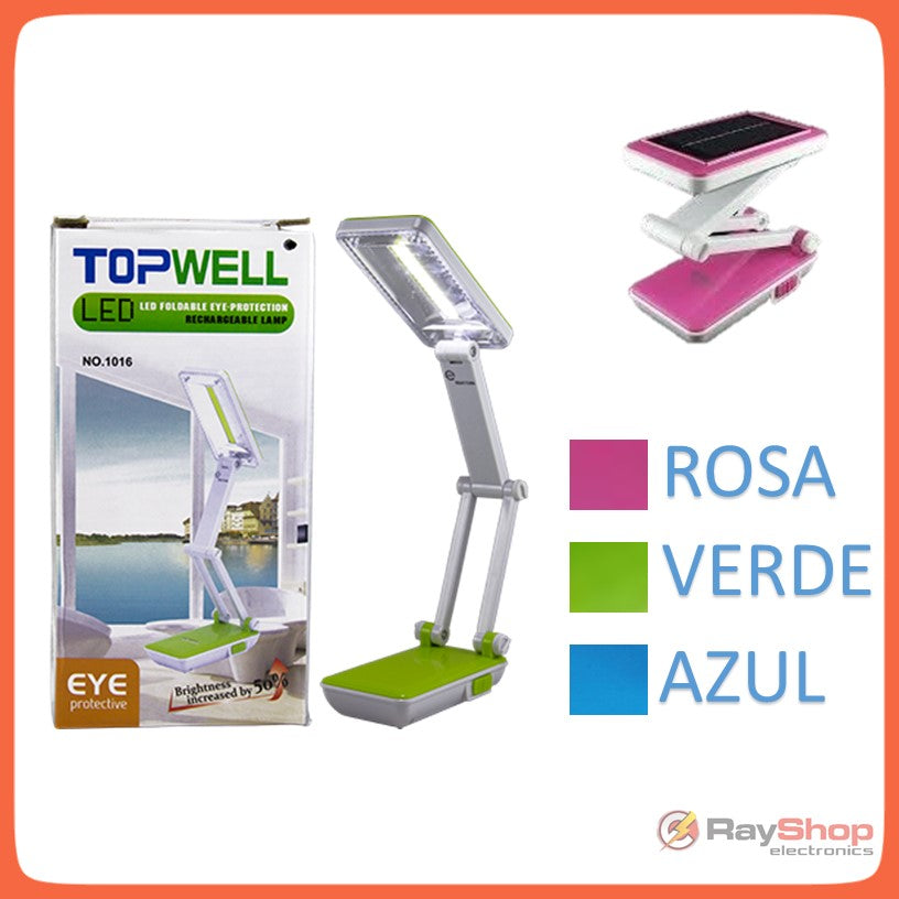 Lámpara plegable de escritorio recargable con dos intensidades - foto 2