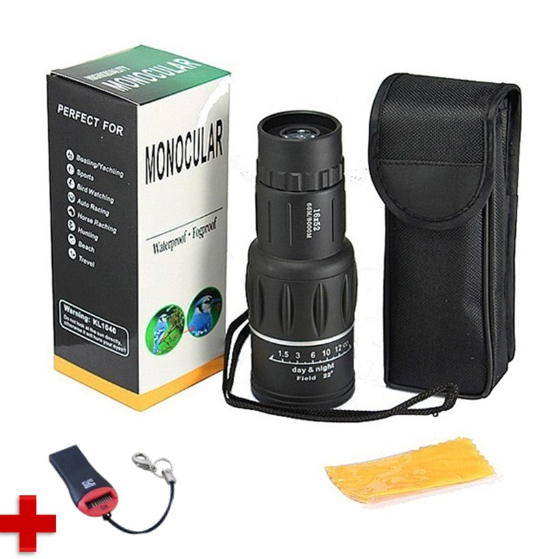 Monocular telescopio 16x52 de largo alcance con funda y correa - foto 2