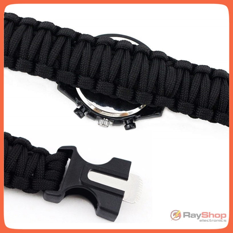 Reloj táctico de supervivencia 5 en 1 con paracord - foto 2