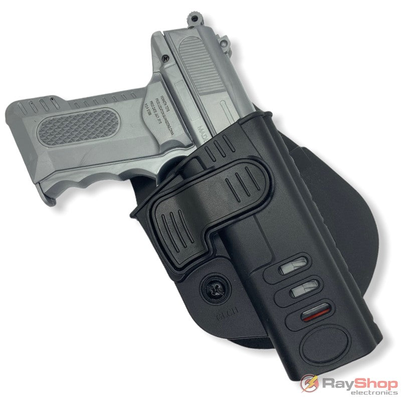 Porta pistola para Glock 17 con liberación rápida, modelo PJ092