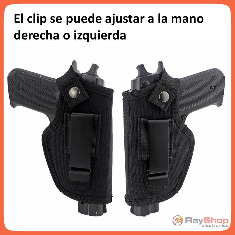Funda ambidiestra de clip para porte oculto en pistolas compactas - foto 2