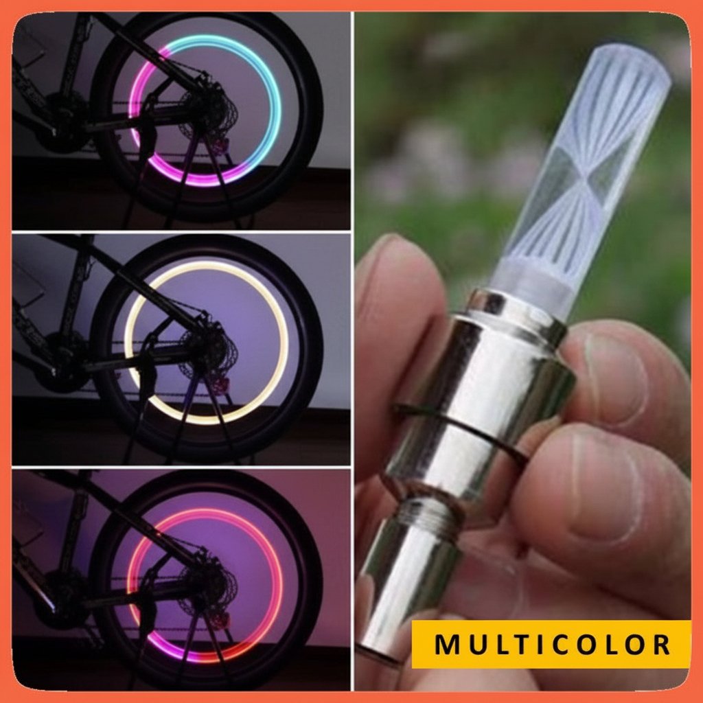 Luces LED multicolor para tapón de llanta, par con sensor de movimiento - foto 2