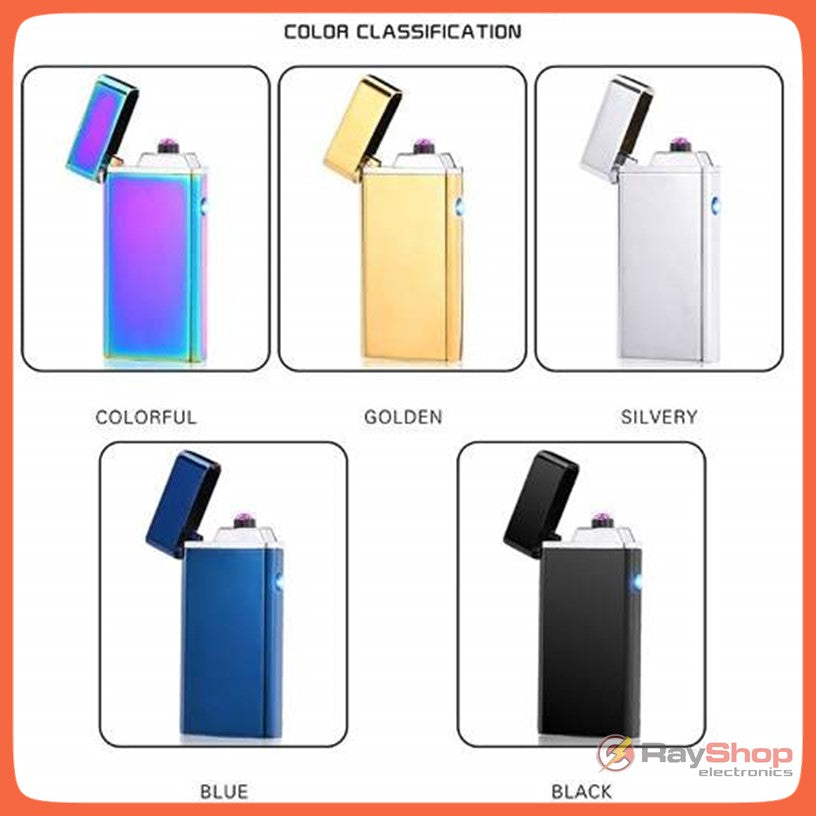 Encendedor eléctrico recargable de doble arco de plasma, USB (JL612) - foto 2