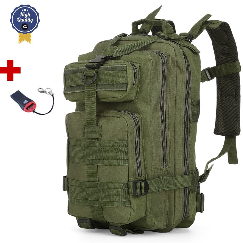 Mochila táctica escolar de 30 L en poliéster 1000D con sistema Molle - foto 2