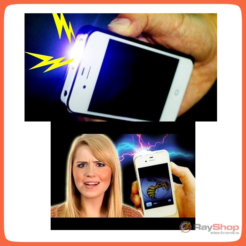Paralizador recargable tipo iPhone con lámpara 148JY - foto 2