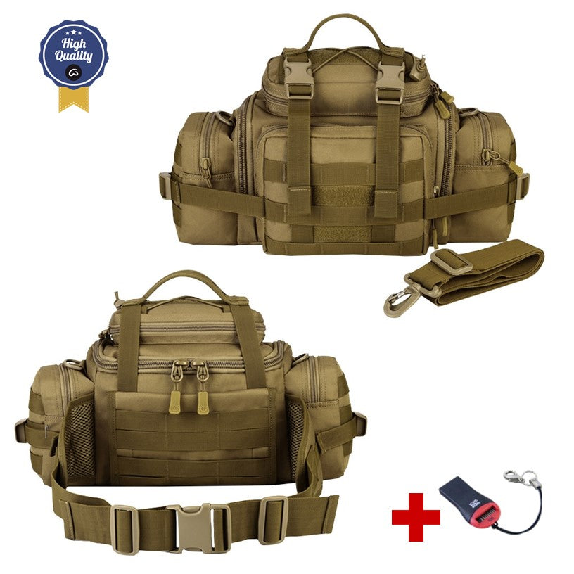 Mochila maletín táctica de 4.5 L multiposición con MOLLE y nylon 1000D (WZ09) - foto 2