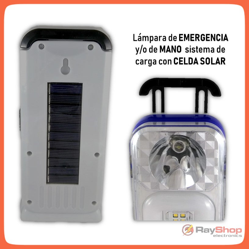 Lámpara solar de emergencia de 1000 lúmenes con luz blanca y cálida - foto 2