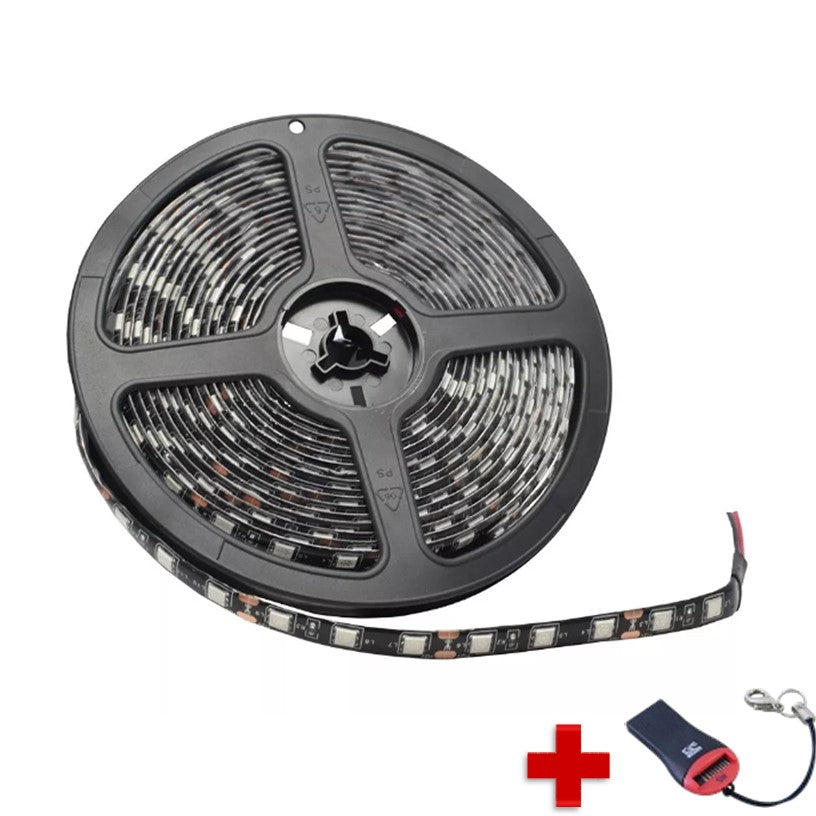 Tira LED RGB multicolor de 5 metros con control remoto (Q97-10) - foto 3