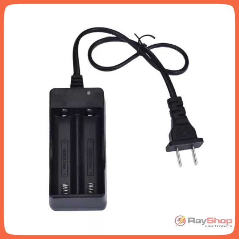 Cargador doble para pilas 18650 con chip protector - foto 2