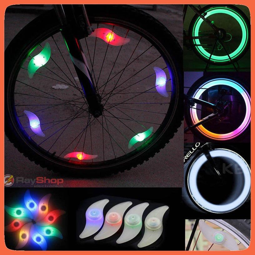 Luz LED multicolor para rayos de bicicleta con 3 modos - foto 2