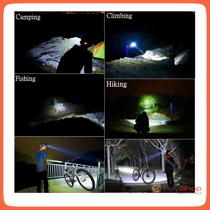 Lámpara minera de cabeza de 2500 lúmenes con LED CREE T6 y zoom - foto 2
