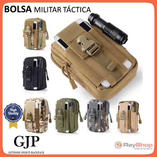 Bolsa táctica para celular con sistema Molle, nylon 600D (8031S)