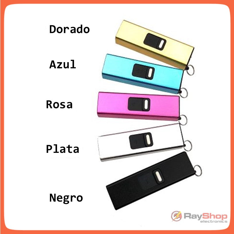 Mini paralizador tipo llavero con linterna, recargable por USB (TW-1502) - foto 3