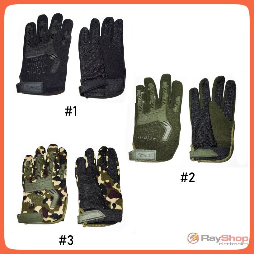 Guantes tácticos con nudillos protegidos y palma táctil - foto 2