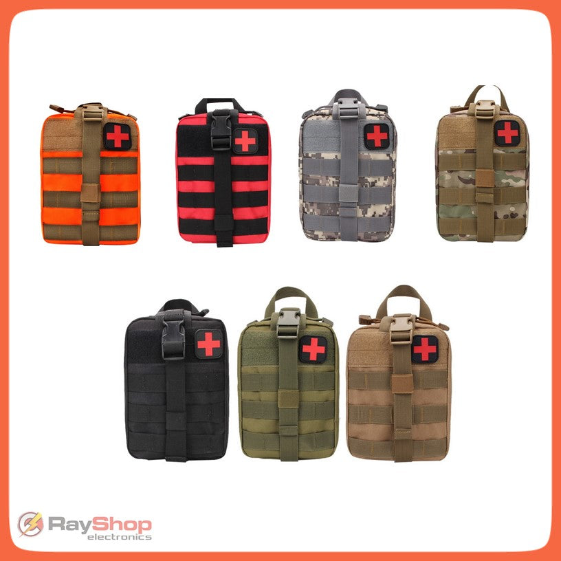 Mochila botiquín táctica de 2.5 litros con MOLLE y parche de cruz roja - foto 3