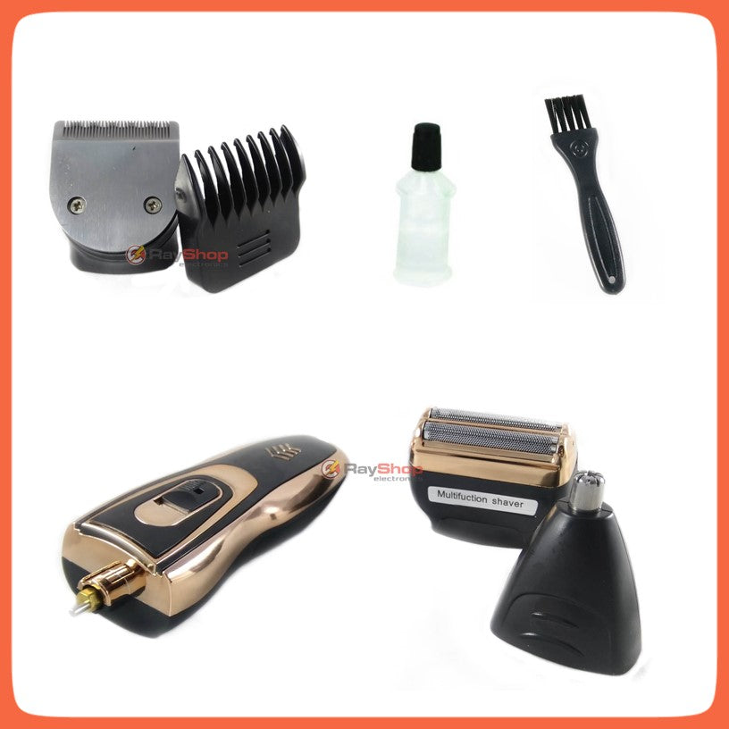 Rasuradora 3 en 1 recargable para barba, cabello, nariz y oído (DT559) - foto 3