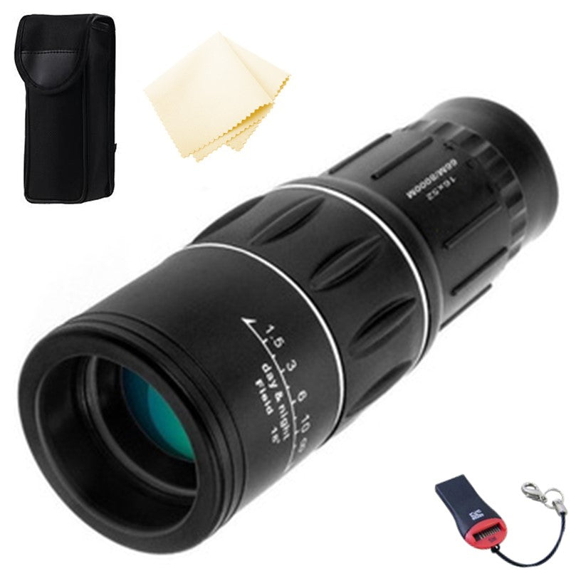 Monocular telescopio 16x52 de largo alcance con funda y correa - foto 3