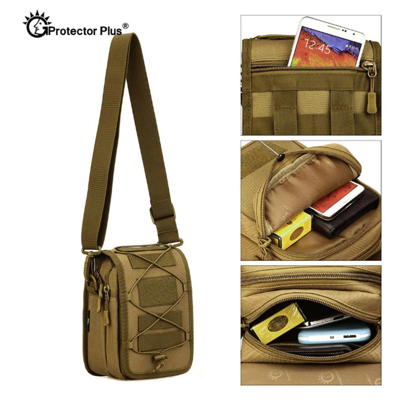 Cangurera táctica de nailon 700D con cintas de velcro y seguridad (WZ904) - foto 4