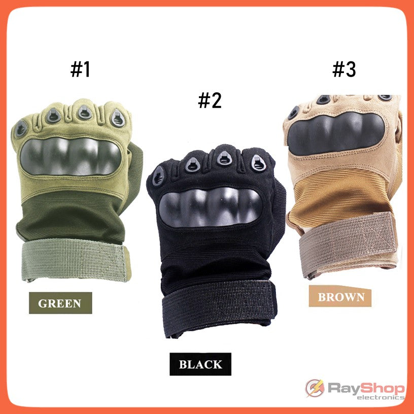 Guantes tácticos con protección en nudillos para moto y bici - foto 2