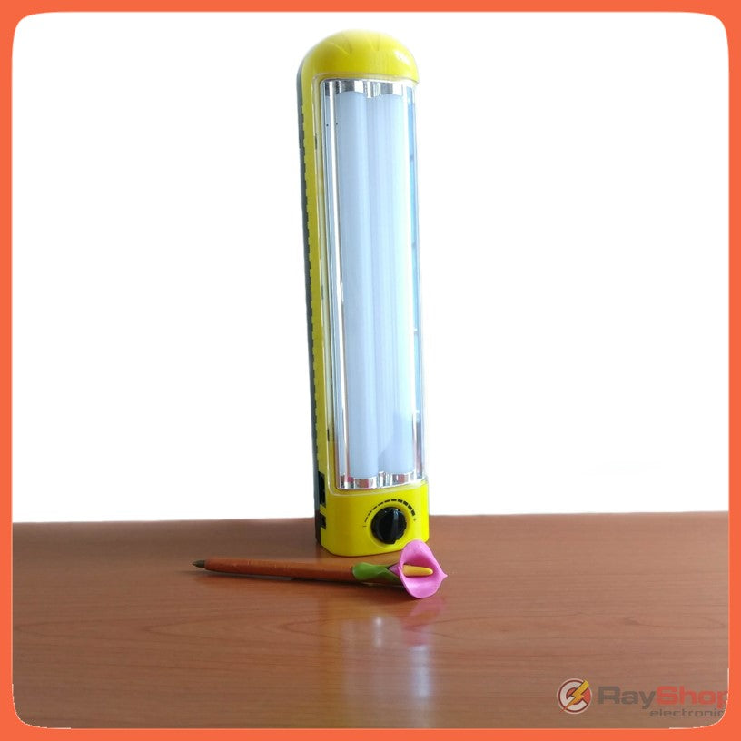 Lámpara de emergencia recargable con dos tiras LED y regulador - foto 3