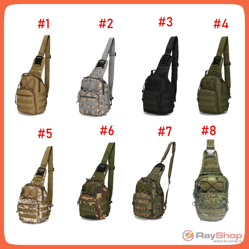 Mochila pechera táctica crossbody de 6 litros con sistema Molle (WZ098) - foto 3