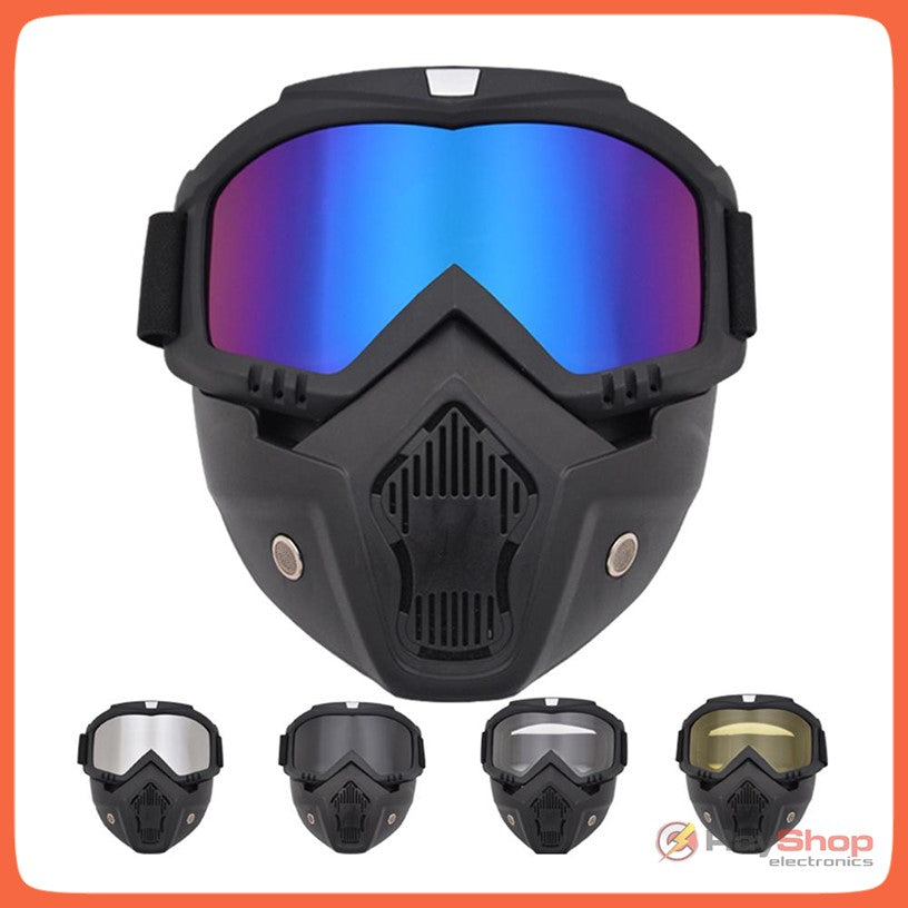 Máscara con googles desmontables para moto y ciclismo MJ03 - foto 2