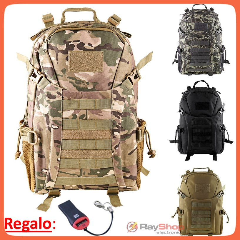 Mochila táctica de asalto de 40 litros con MOLLE y nylon 600D (SN580) - foto 3