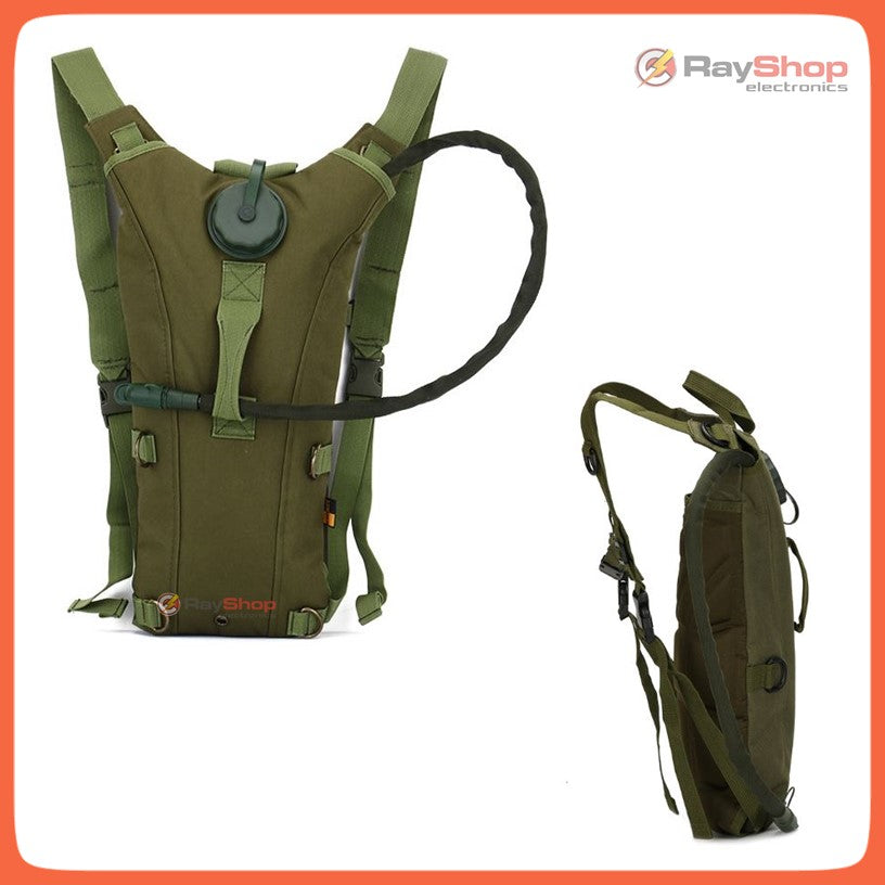 Mochila de hidratación táctica de 3 litros con tubo y válvula de mordida (SN805) - foto 3