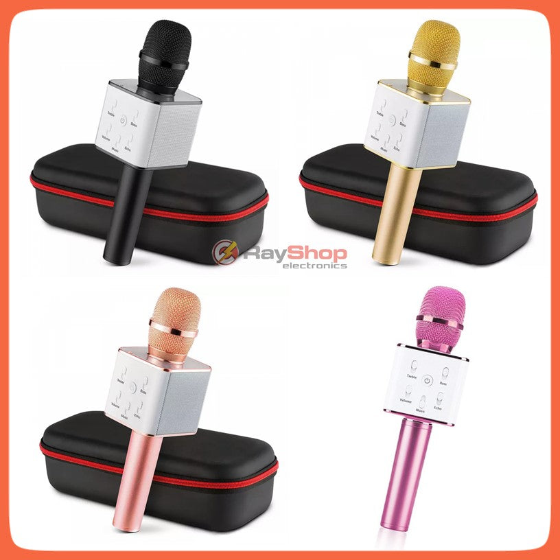 Micrófono inalámbrico de karaoke con bocina Bluetooth y carga USB (D21) - foto 2