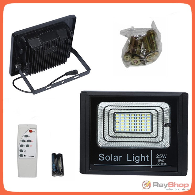 Reflector solar de 25 W con control remoto, IP66 y 56 LED - foto 2