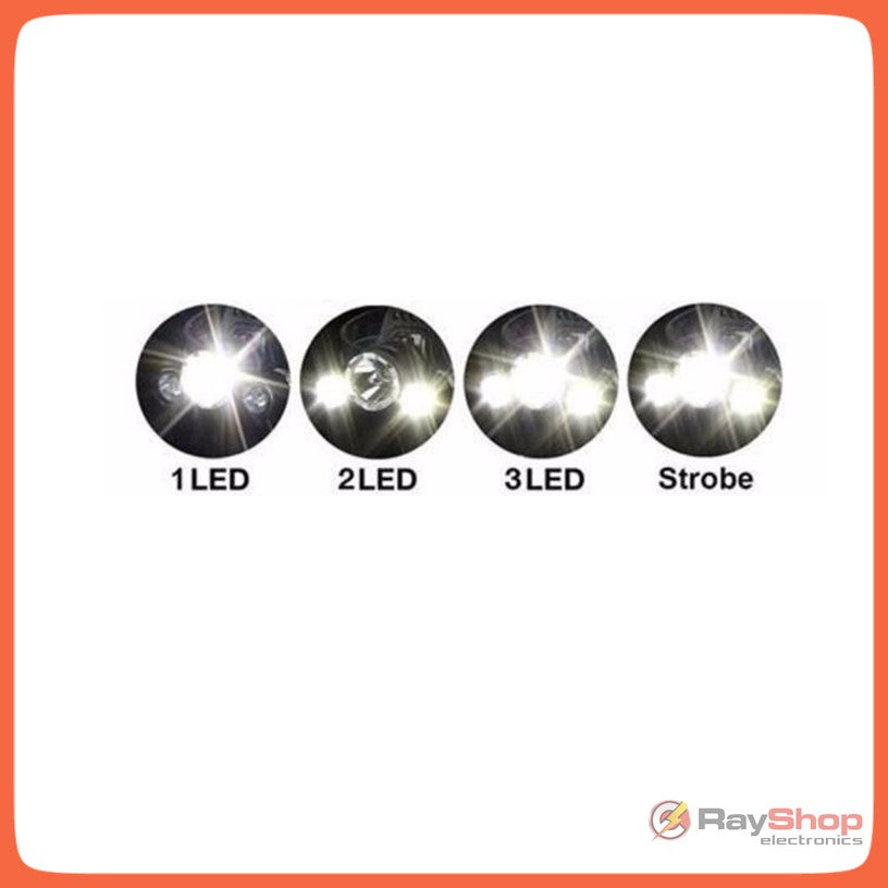 Linterna de cabeza de 3 LED y 6000 lúmenes con zoom (DT114) - foto 3