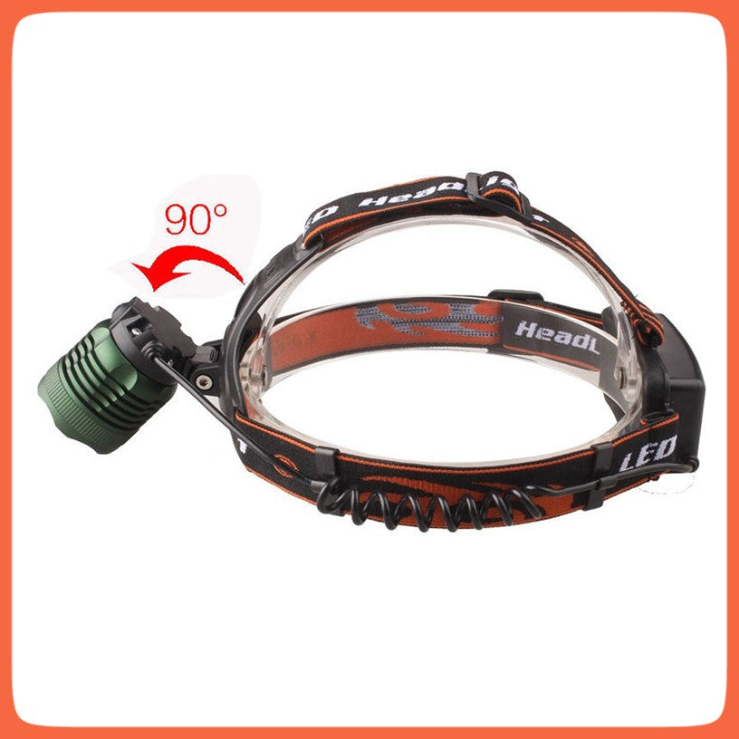 Lámpara frontal de 2500 lúmenes con zoom, LED CREE T6 y 5 modos (DT93) - foto 3