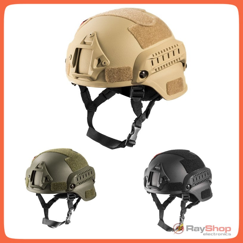 Casco táctico ligero con rieles y soporte frontal para cámara (2000) - foto 2