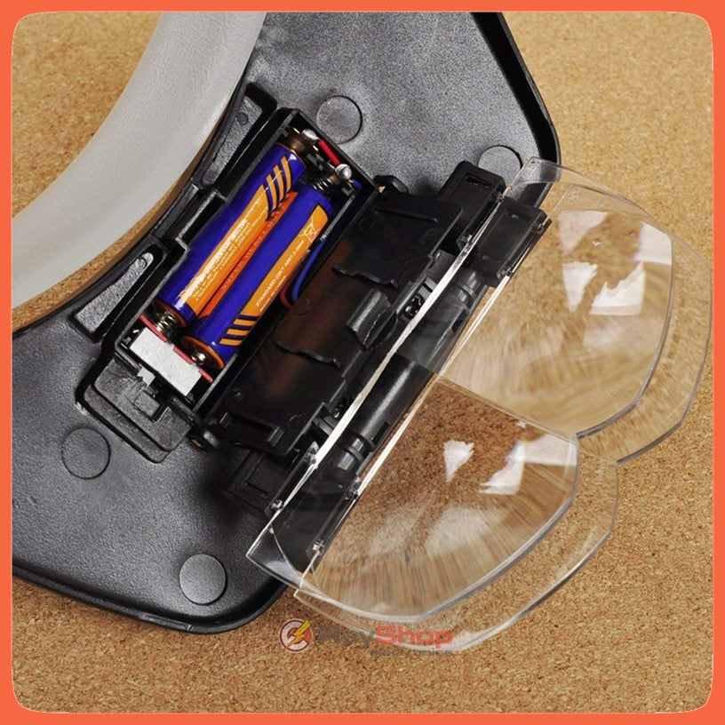 Banda para cabeza con lupas intercambiables y 2 LED de 160 lúmenes (FDJ1A) - foto 3
