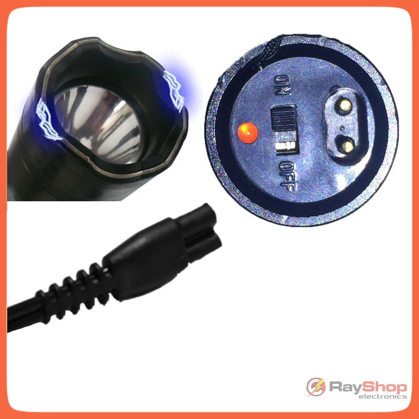 Lámpara táctica con descarga eléctrica, láser y clip metálico, modelo DJM11 - foto 4