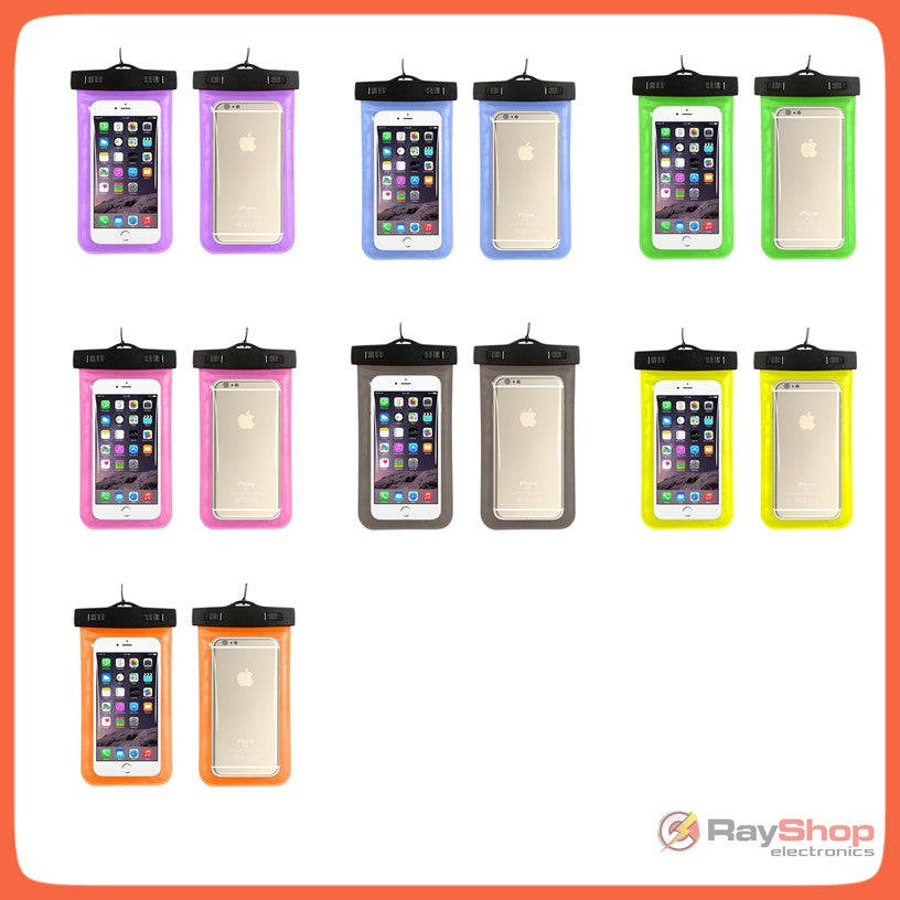 Funda impermeable para celular con correa y ventana transparente - foto 4