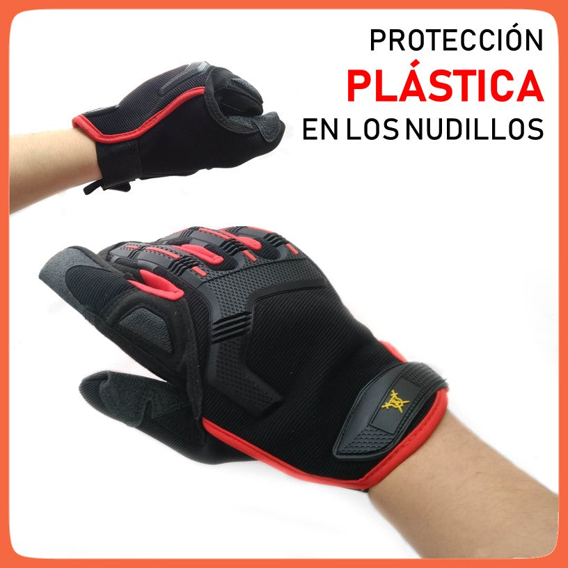 Guantes tácticos con protección en nudillos, palma antiderrapante (H01) - foto 4