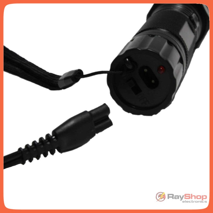 Lámpara táctica con descarga eléctrica, láser rojo y LED Cree de 1200 lúmenes - foto 4
