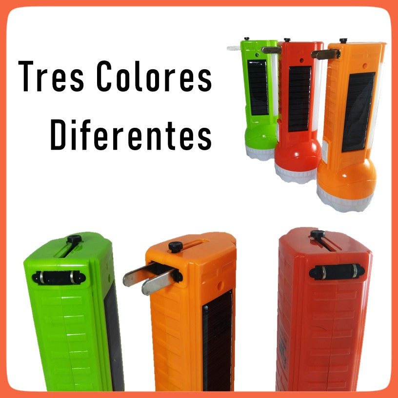 Lámpara solar de mano recargable de 500 lúmenes con luz lateral - foto 4