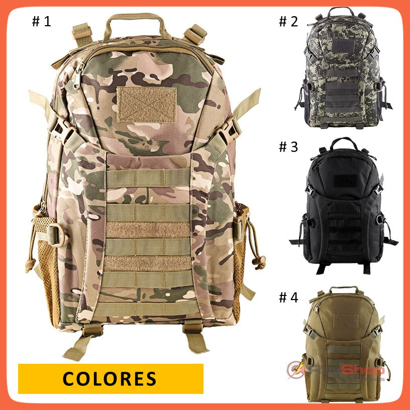 Mochila táctica de asalto de 40 litros con MOLLE y nylon 600D (SN580) - foto 4