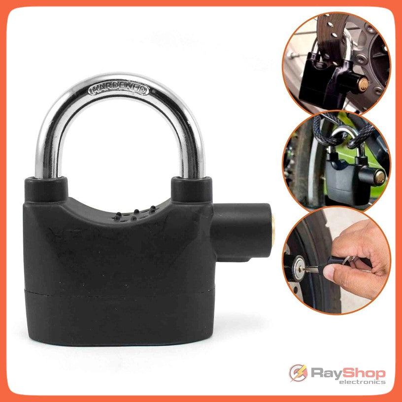 Candado con alarma de 110 dB de arco corto para moto y bici - foto 3
