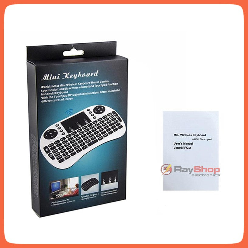 Mini teclado inalámbrico con touchpad para Smart TV, PC y consolas - foto 4