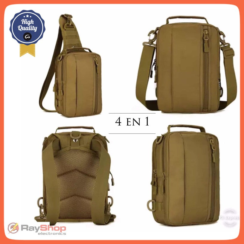 Maletín pechera táctico multiposición de 5 litros con Molle (WZ903) - foto 4
