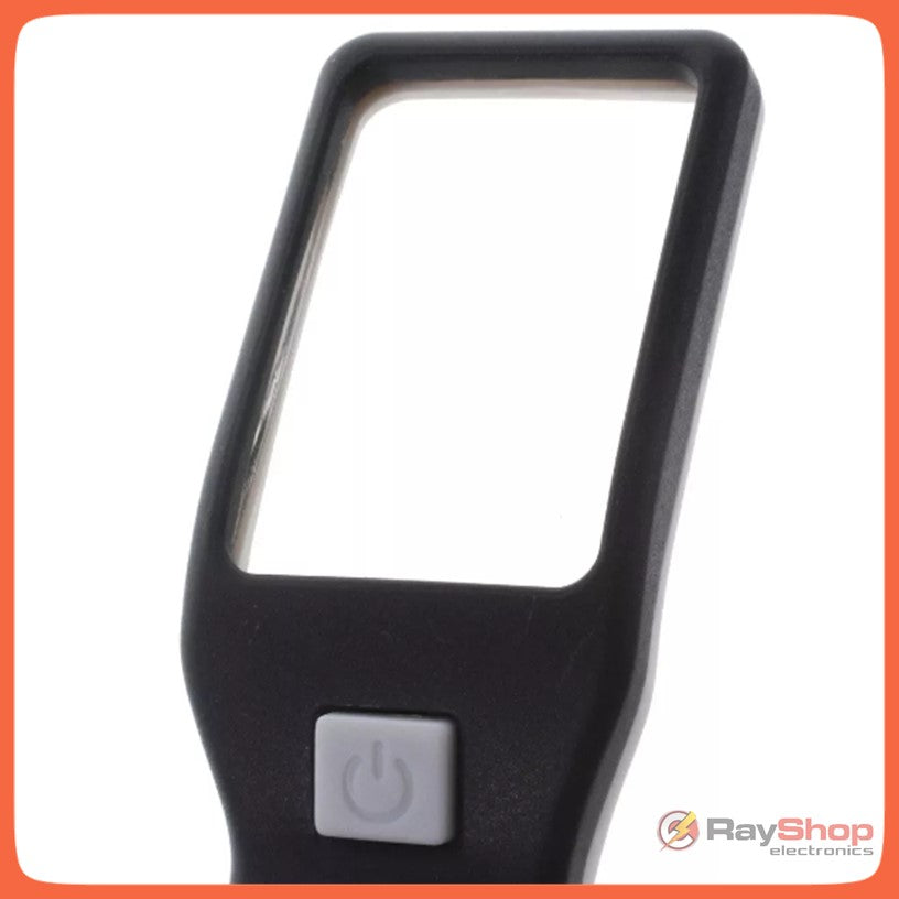 Lupa de bolsillo 5x con luz LED y luz UV para detectar billetes falsos - foto 3